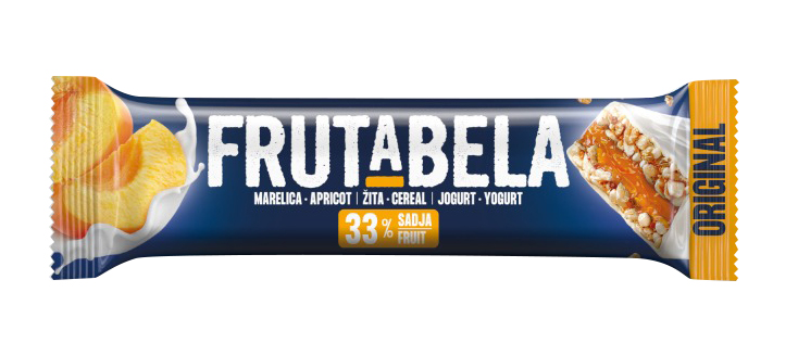 Levně Fructal Frutabela original meruňka v jogurtu 30 g