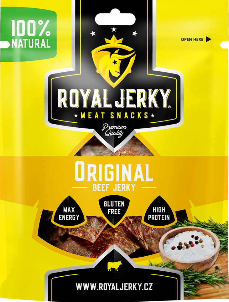 Royal Jerky s.r.o. ROYAL Jerky beef ORIGINAL 22 g