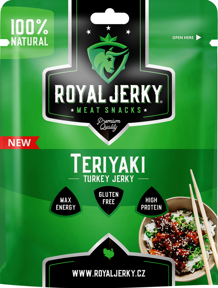 Royal Jerky s.r.o. ROYAL Jerky turkey TERIYAKI 40 g