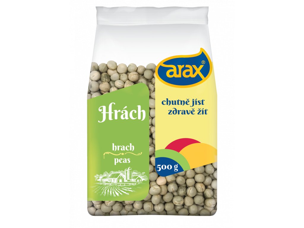 Levně ARAX Hrách zelený celý 500 g