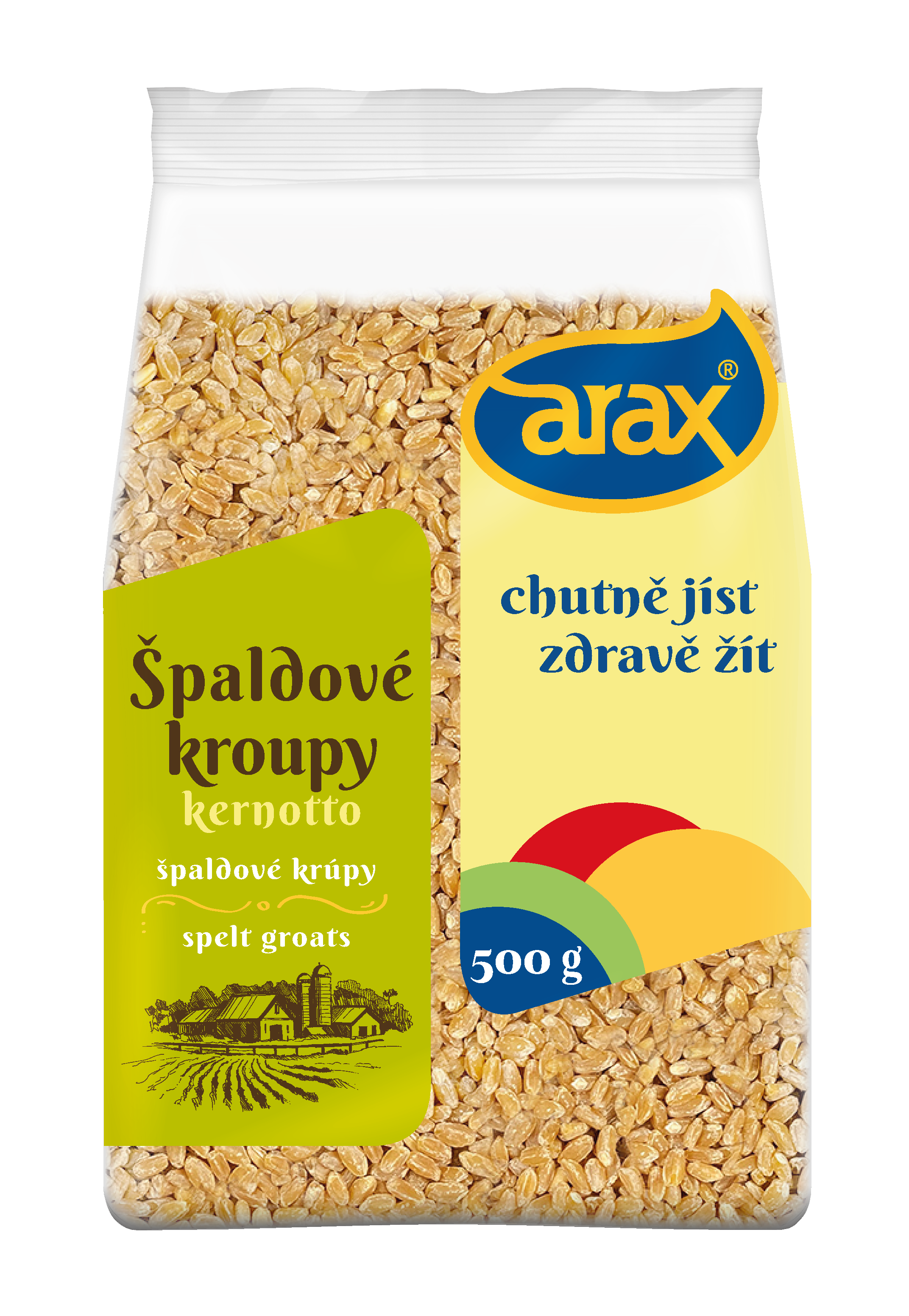 Levně ARAX Špaldové kroupy, kernotto 500 g