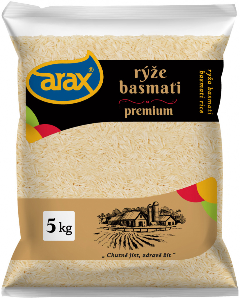 Levně ARAX Rýže Basmati bílá 5 kg