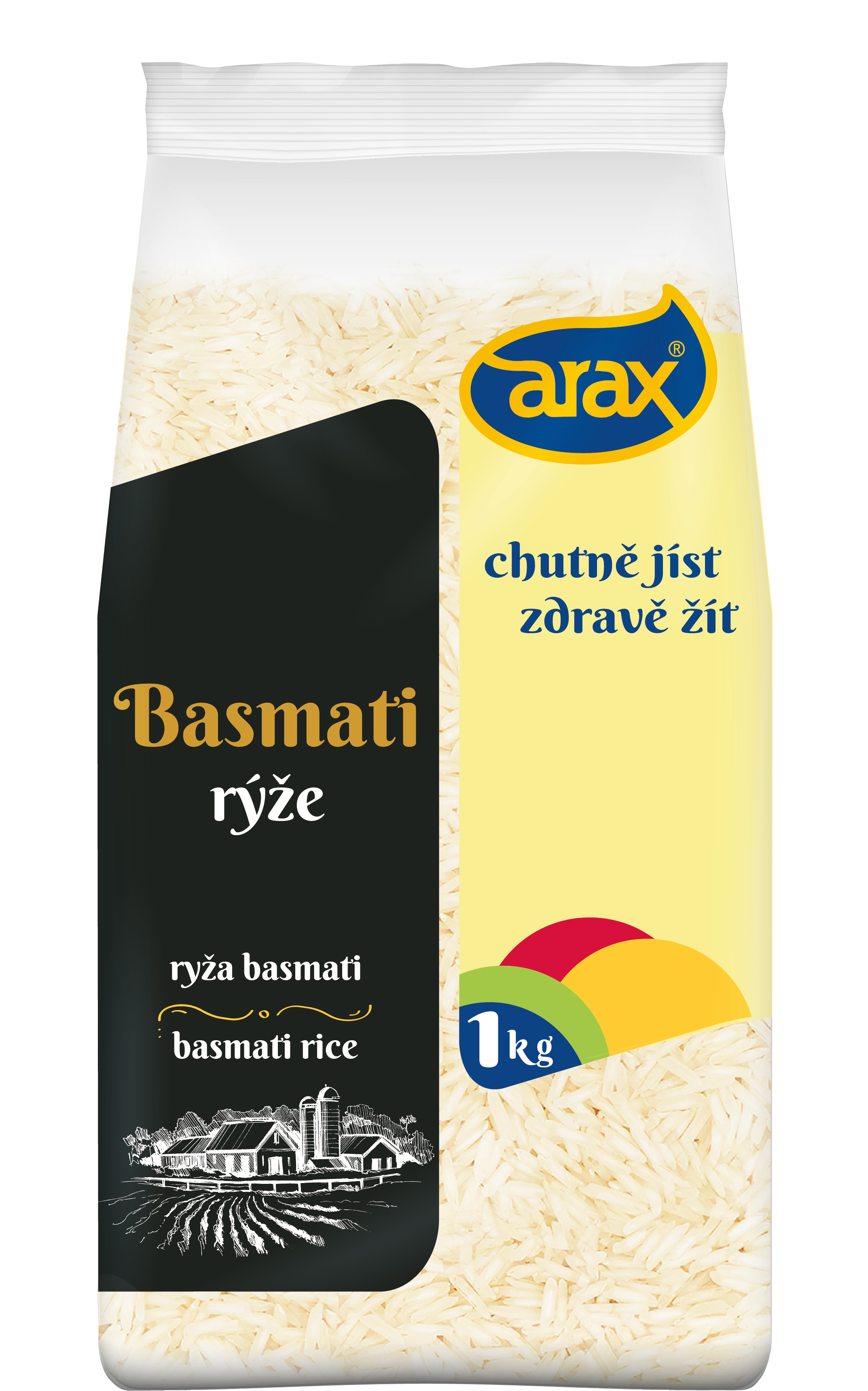 Levně ARAX Rýže Basmati Extra Long Premium 1000 g