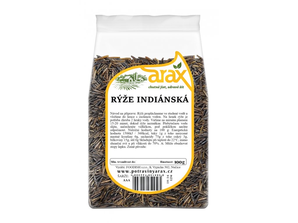 Levně ARAX Rýže indiánská 100 g