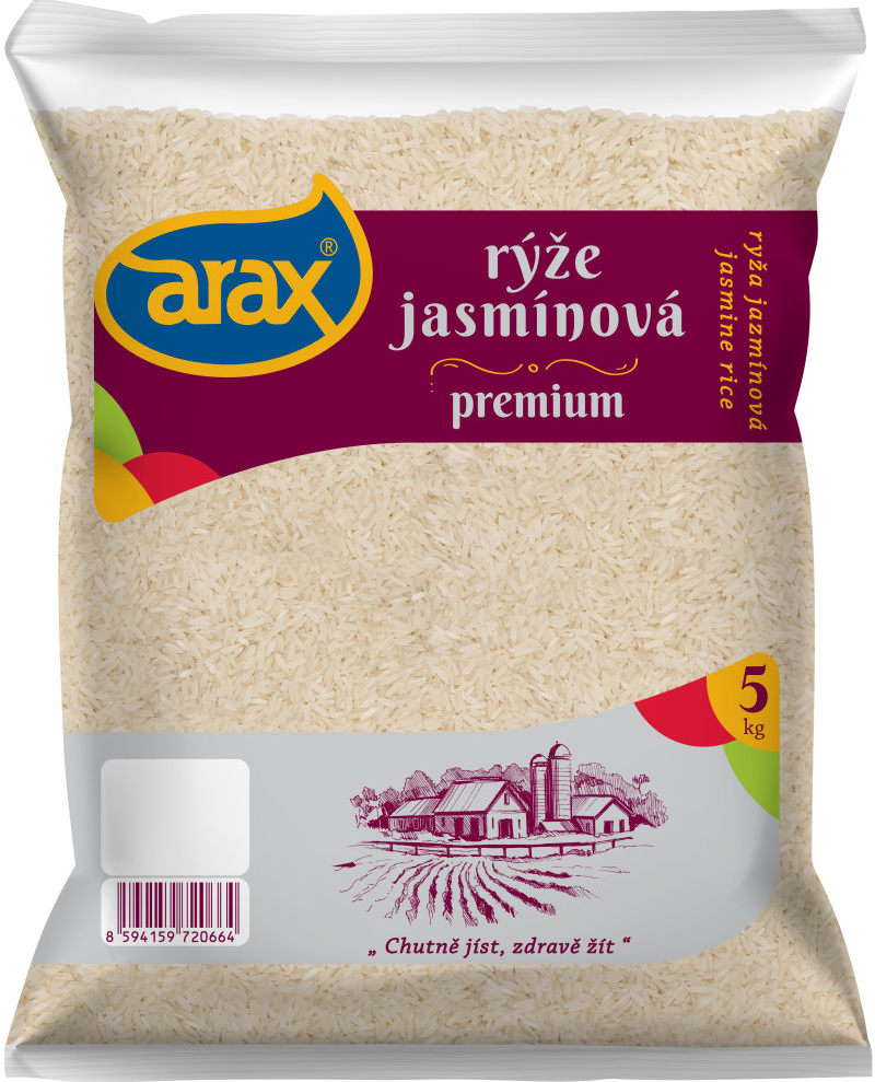 Levně ARAX Rýže jasmínová 5 kg