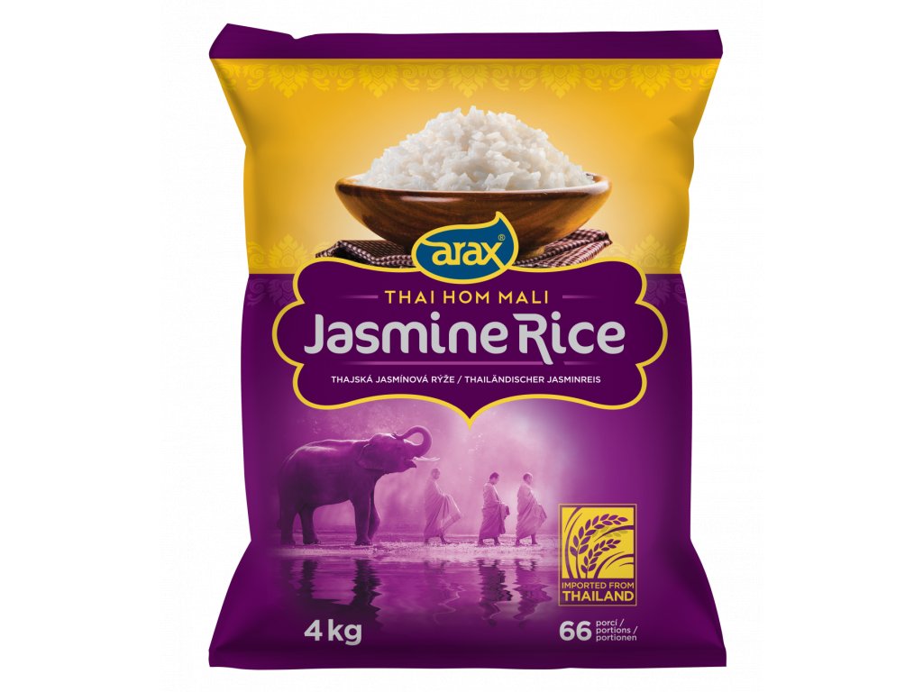 Levně ARAX Rýže jasmínová premium Hom Mali 4 kg