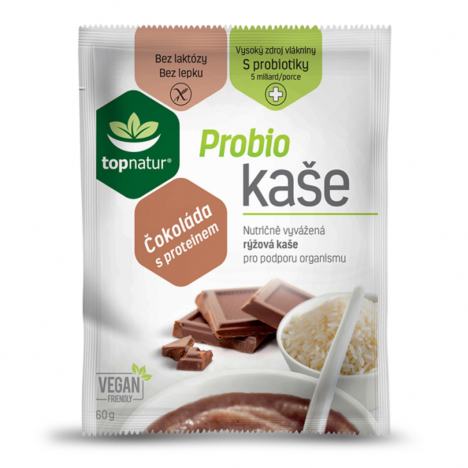 Levně TOPNATUR s.r.o. TOPNATUR Probio kaše protein s čokoládou 60 g