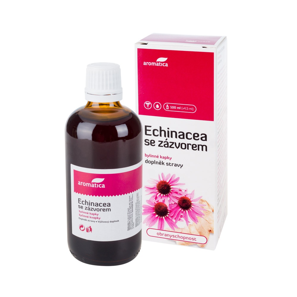AROMATICA Echinacea se zázvorem bylinné kapky 100 ml