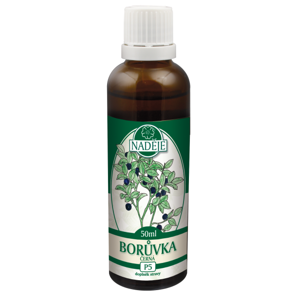 Naděje-byliny NADĚJE-PODHORNÁ Tinktura z pupenů - Borůvka černá 50 ml