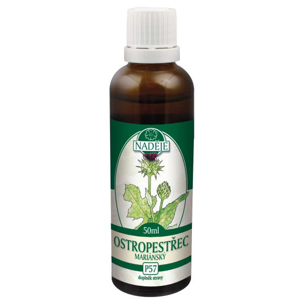 Naděje-byliny NADĚJE-PODHORNÁ Tinktura z pupenů - Ostropestřec mariánský 50 ml