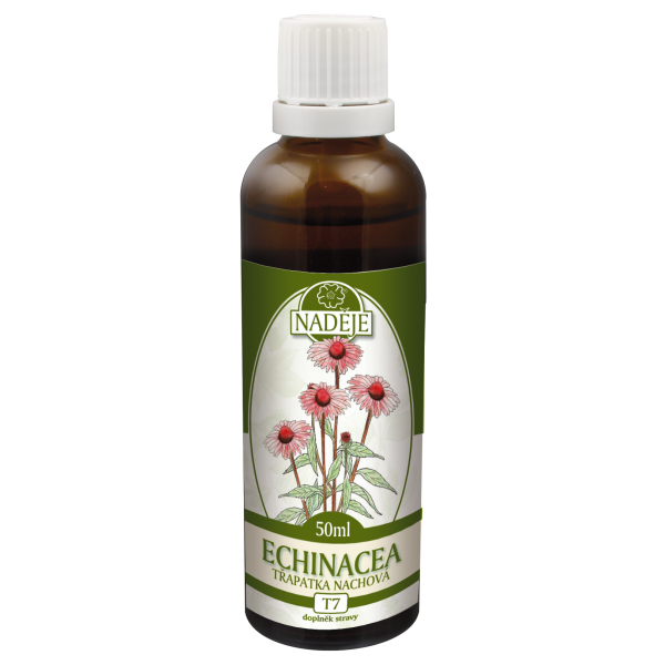 Naděje-byliny NADĚJE-PODHORNÁ Tinktura z bylin - Echinacea - purpurea 50 ml