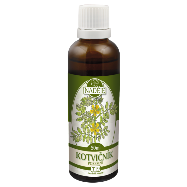 Naděje-byliny NADĚJE-PODHORNÁ Tinktura z bylin - Kotvičník pozemní 50 ml