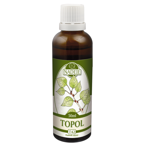 Naděje-byliny NADĚJE-PODHORNÁ Tinktura z bylin - Topol 50 ml