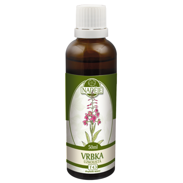 Naděje-byliny NADĚJE-PODHORNÁ Tinktura z bylin - Vrbka úzkolistá 50 ml
