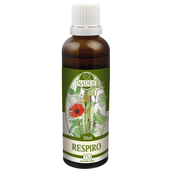 Naděje-byliny NADĚJE-PODHORNÁ Tinktura z bylin - Respiro 50 ml