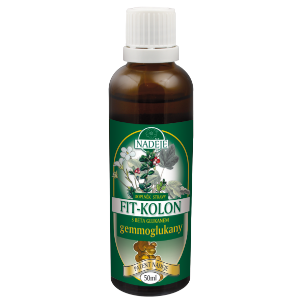 Naděje-byliny NADĚJE-PODHORNÁ Tinktura s betaglukanem - Fit-kolon 50 ml