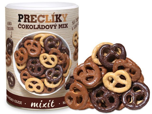 Levně MIXIT Mix preclíků v čokoládě 250 g