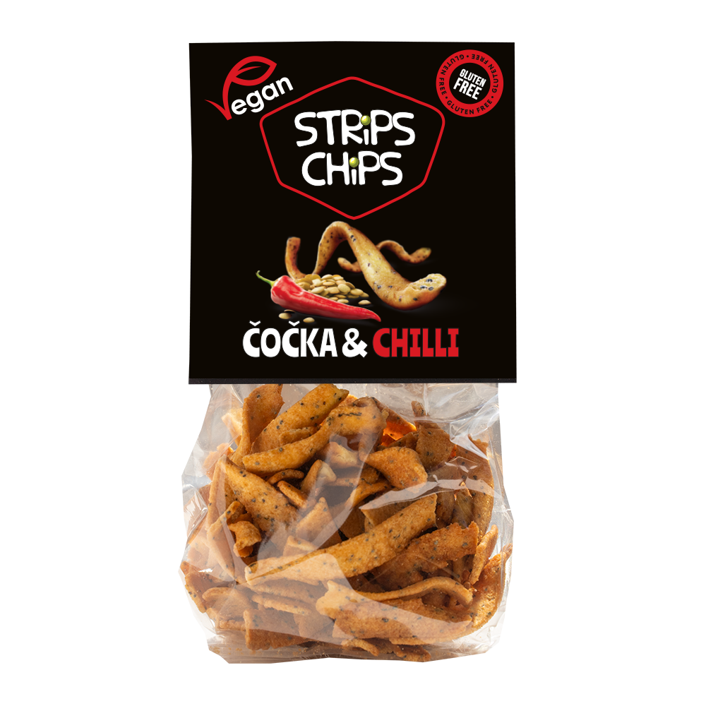 Levně STRiPS CHiPS ČOČKA & CHILLI 80 g