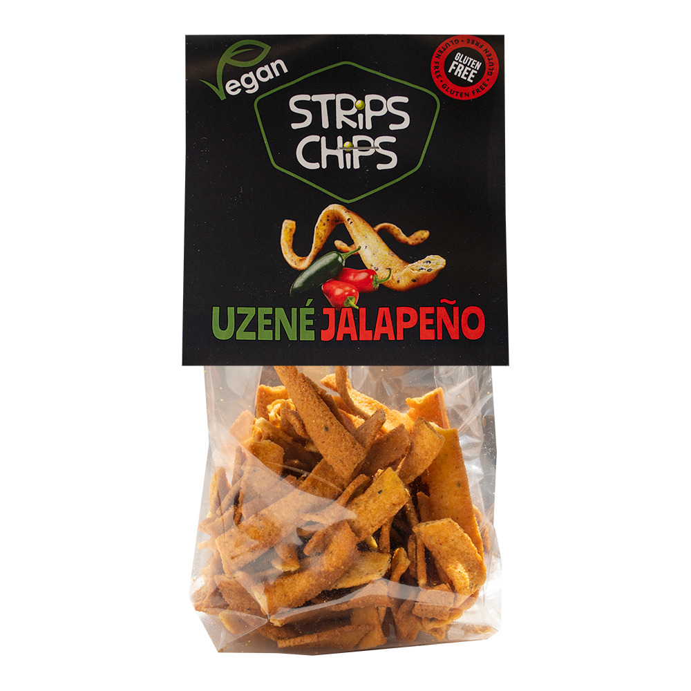 Levně STRiPS CHiPS UZENÉ JALAPEŇO 80 g