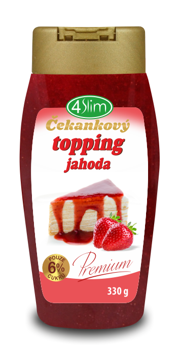 Zdraví z přírody s.r.o. KAUMY Čekankový topping jahoda 330 g