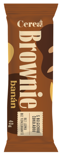 Levně CereaBar Cerea BROWNIE banán 40 g