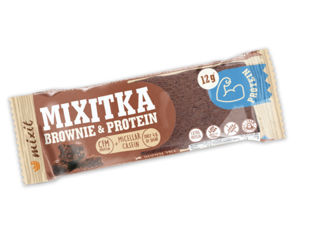 Levně MIXIT Tyčinka Mixitka bez lepku Brownie 43 g