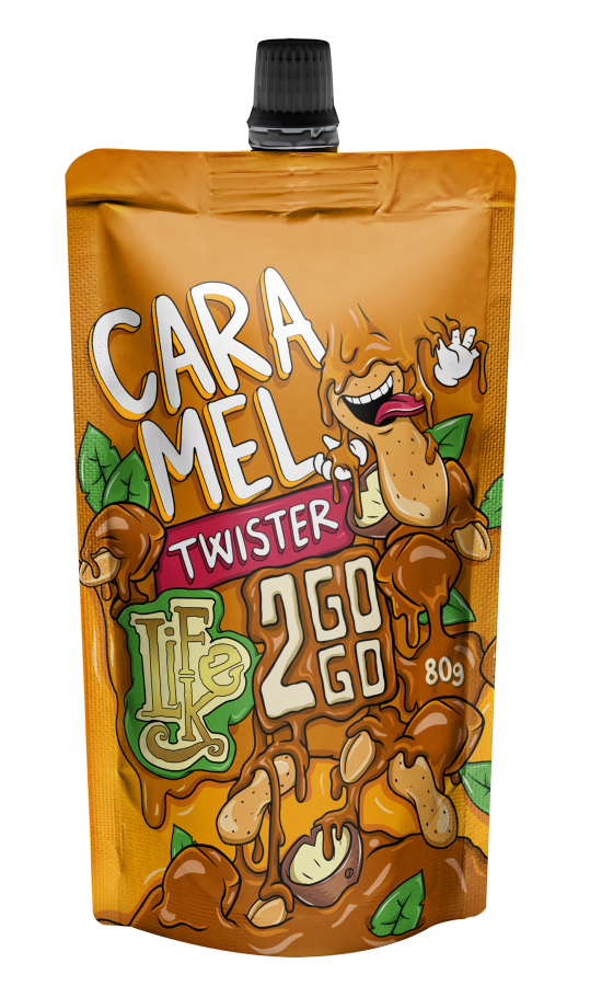 Levně LIFELIKE Twister caramel 2GOGO 80g