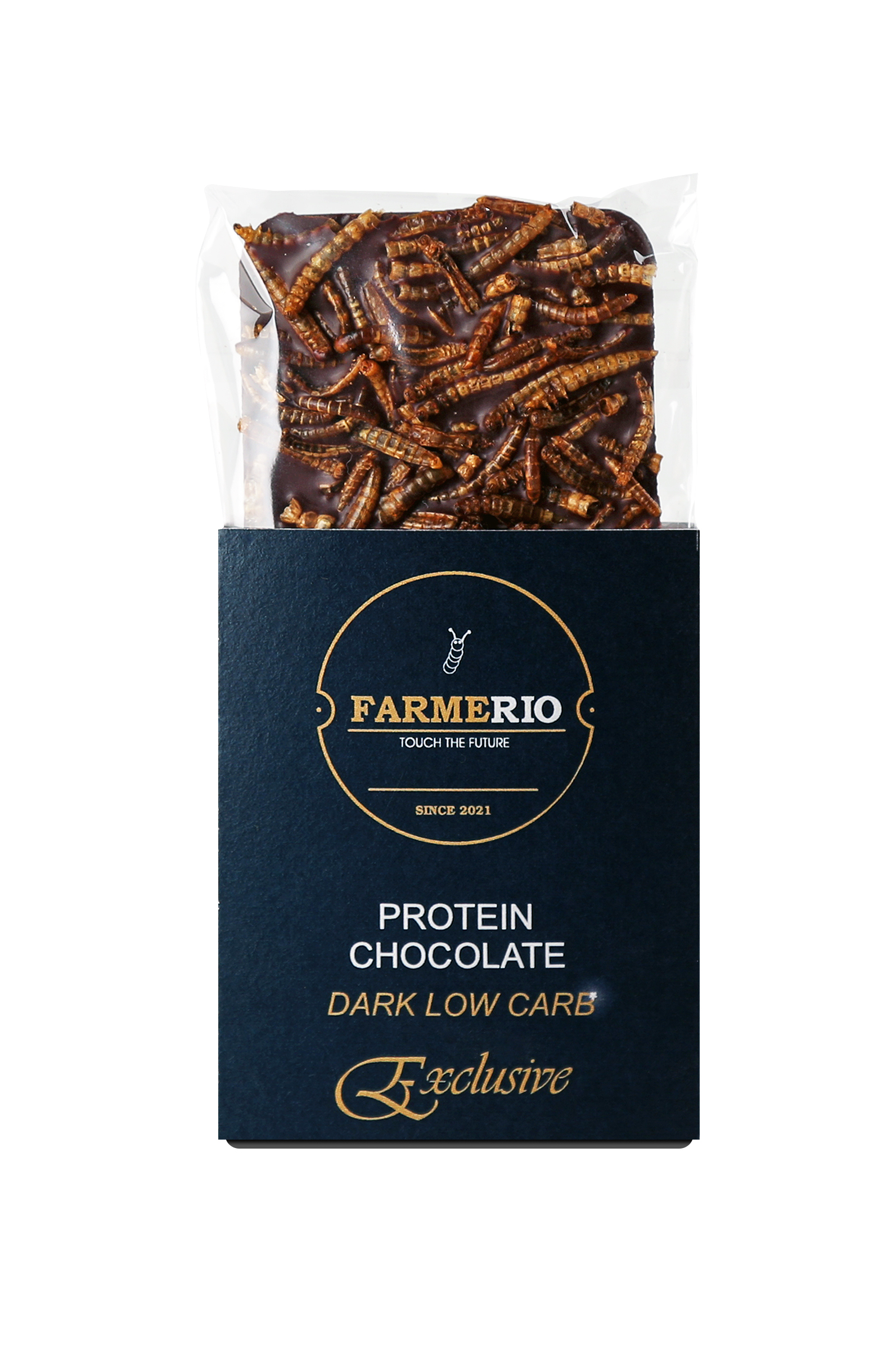 Levně FARMERIO s.r.o. FARMERIO Protein chocolate - dark low carb 50 g