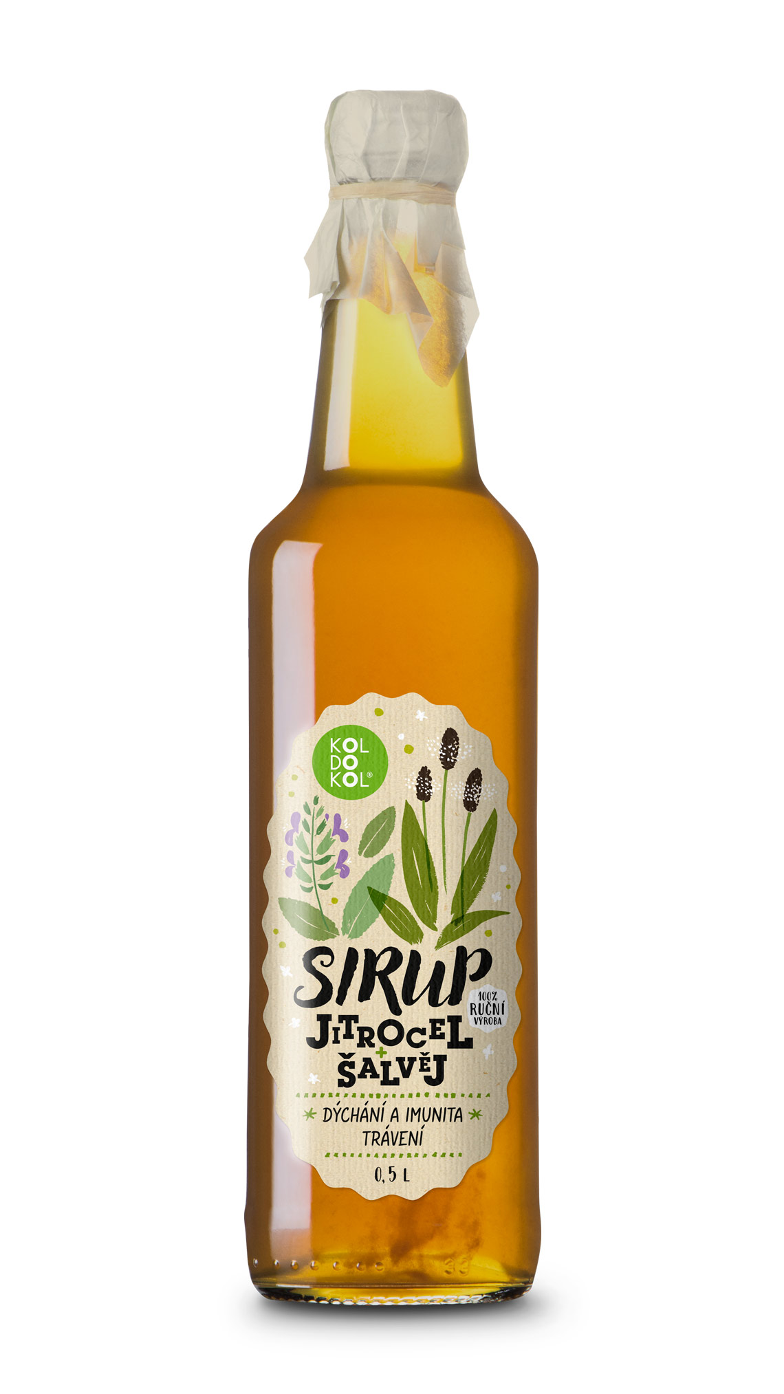 Levně Koldokol sirup jitrocel a šalvěj 500 ml