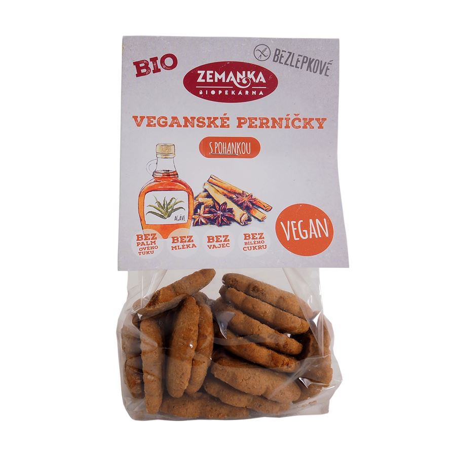 Levně Biopekárna Zemanka s.r.o. Zemanka Bezlepkové veganské bio perníčky 100 g