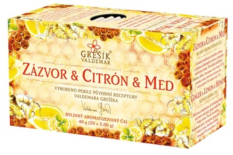 Levně GREŠÍK Zázvor & Citrón & Med 20 n.s.