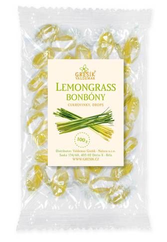 Levně GREŠÍK Lemongrass bonbóny 100g