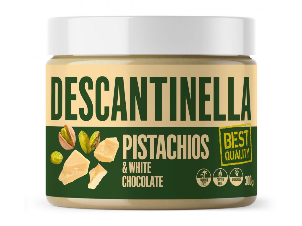 Levně DESCANTI s.r.o Descantinella Pistachio & White Chocolate 300 g