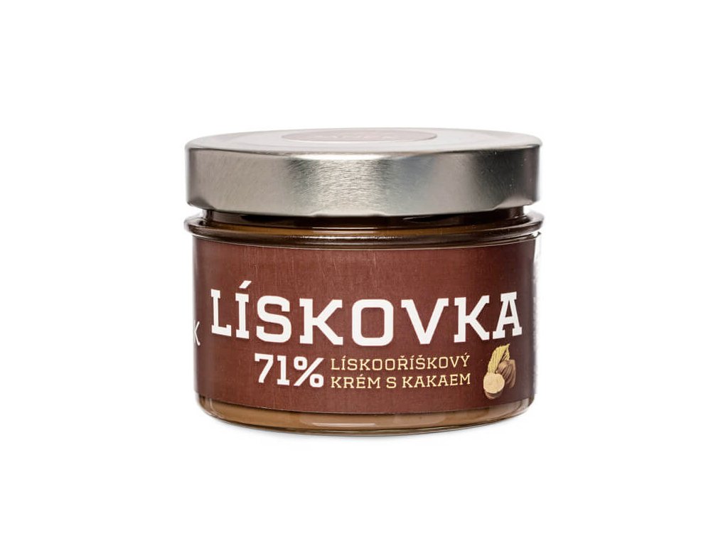 Levně Čokoládovna Janek Lískovka 71% lískooříškový krém s kakaem 250 g