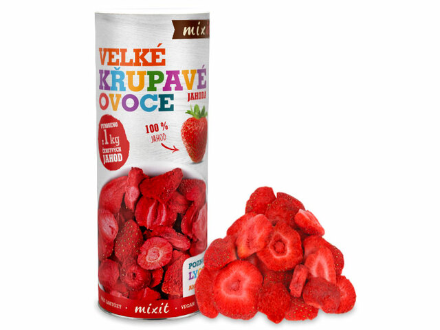 MIXIT Velká křupavá jahoda 100g MIXIT Velká křupavá jahoda 100g