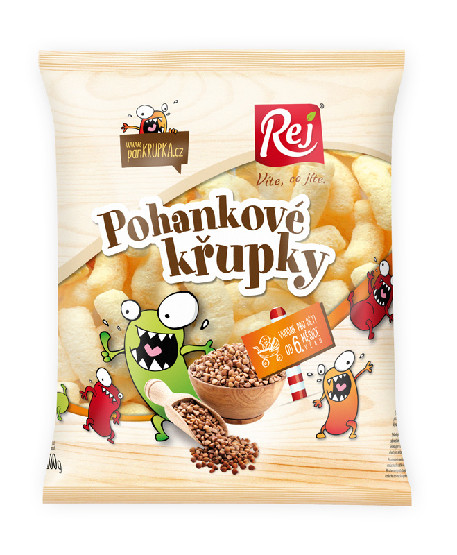 Levně REJ Pohankové křupky 100 g