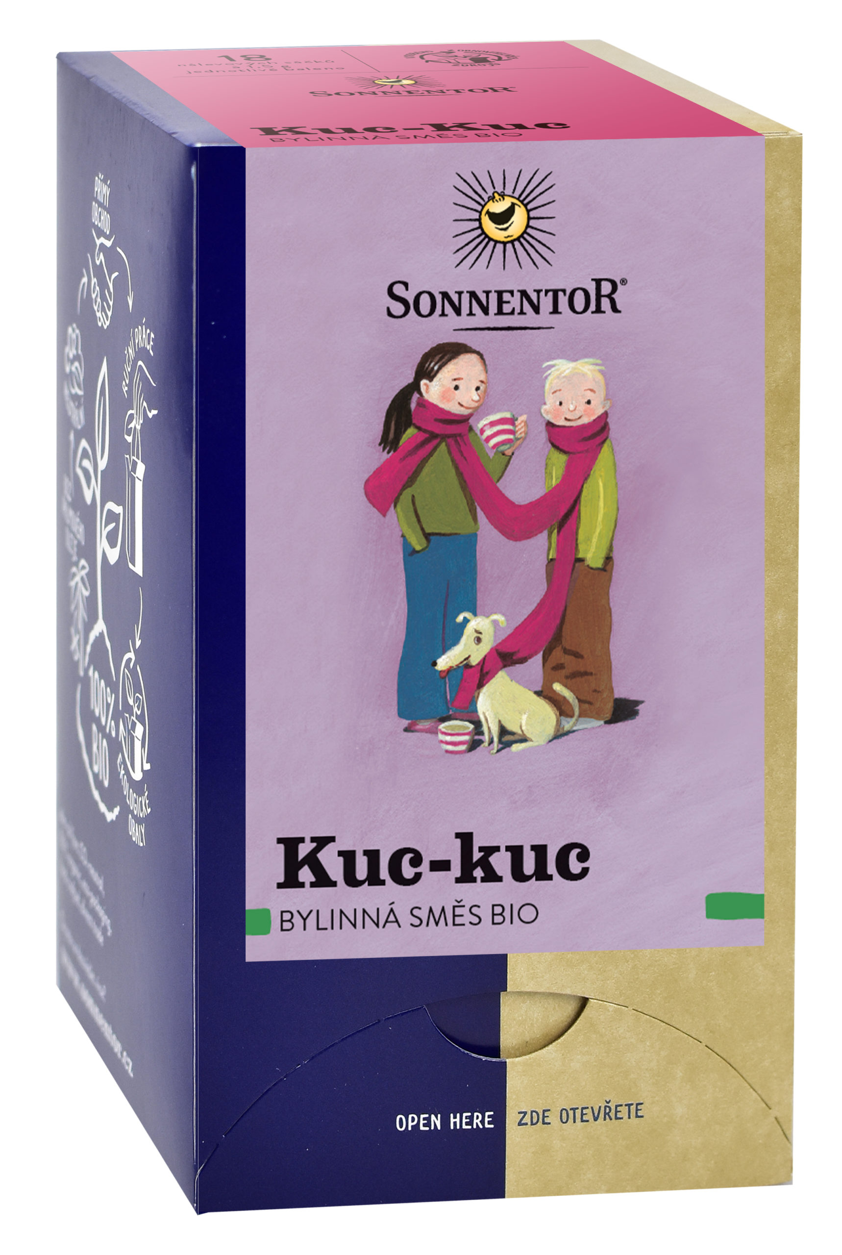 Sonnentor s.r.o. Sonnentor Kuc-kuc® bio 27 g porc.dvoukomorový