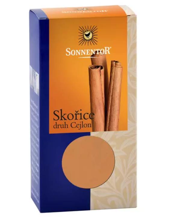 Levně Sonnentor s.r.o. Sonnentor Skořice Cejlon bio, mletá 40 g