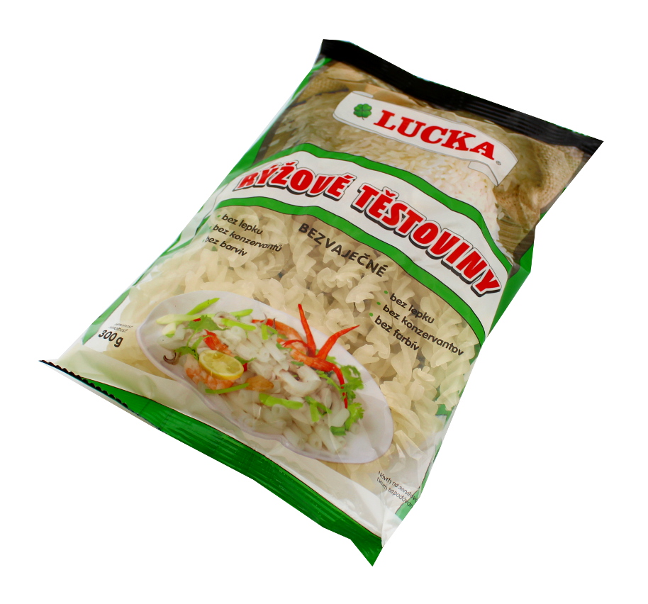 Levně LUCKA Rýžové těst. vřetena 300g