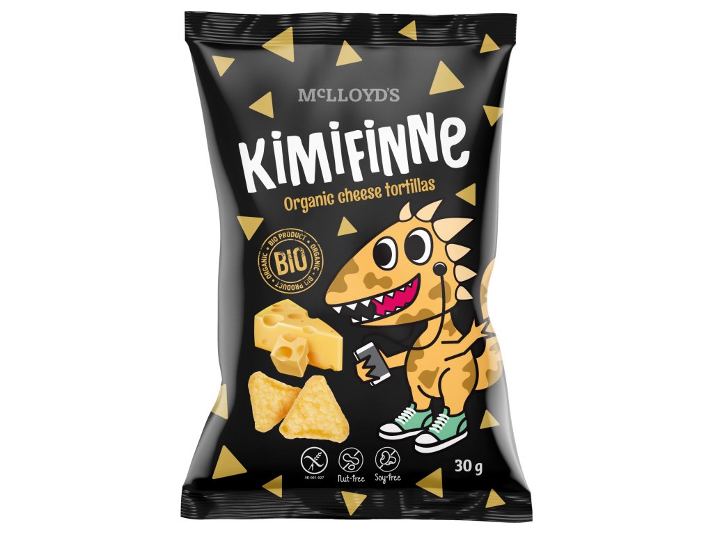 Levně Extrudo BIO SNACK KIMIFINNE TORTILLAS CHEESE 30g