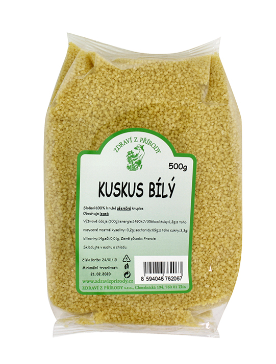 Levně Zdraví z přírody Kuskus bílý 500g