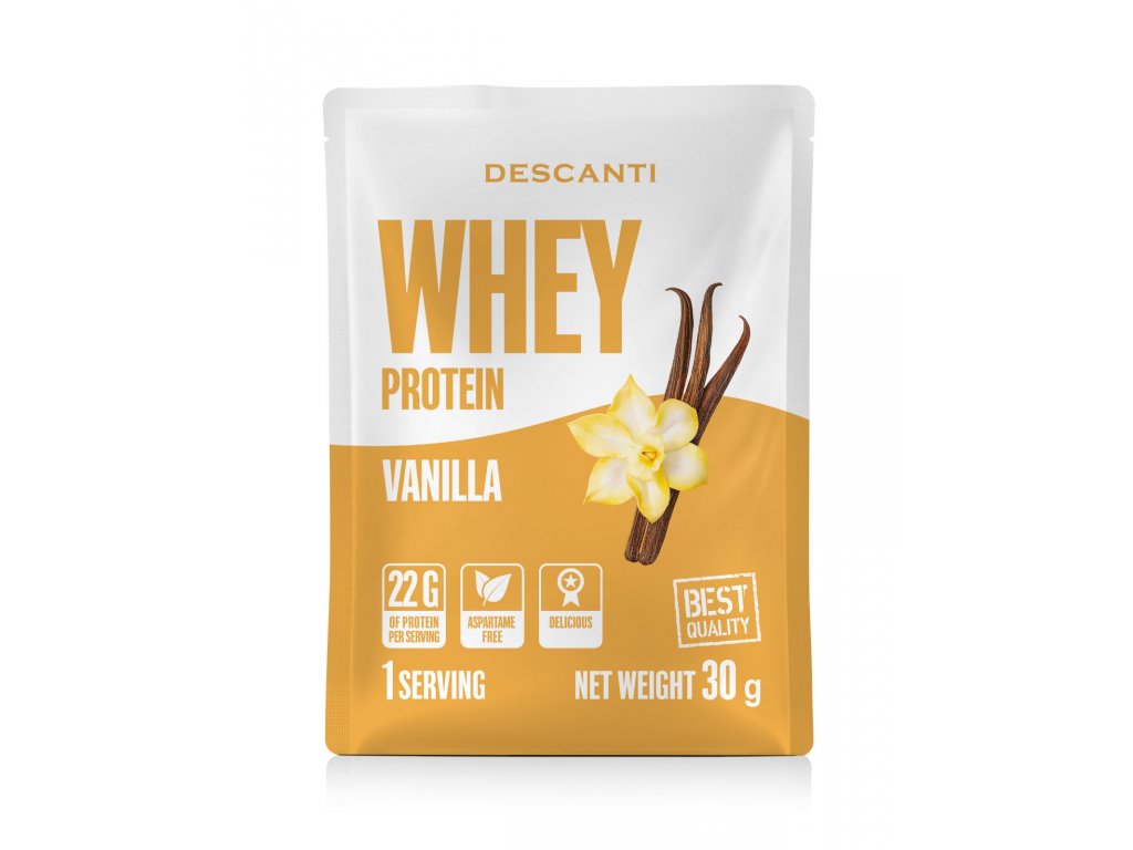 Levně DESCANTI s.r.o Descanti whey protein - vanilka Množství: 30 g