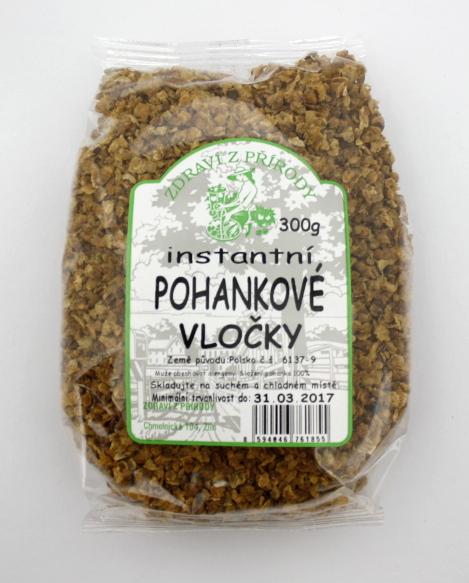 Levně Zdraví z přírody Vločky pohankové inst. 300g