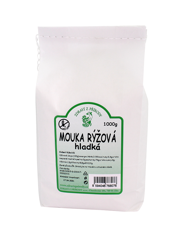 Zdraví z přírody Mouka rýžová hladká 1kg