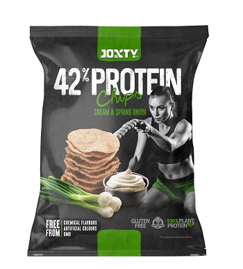 Levně Enjoy Chips SE JOXTY PROTEINOVÉ CHIPSY 42% Smetana s cibulí 50g