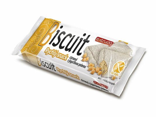 Levně Extrudo - Rychlý snack cizrnový s jogurtovou polevou bez lepku 24 g