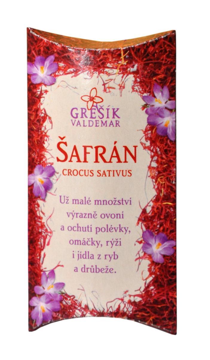 GREŠÍK Šafrán celý 0,1 g