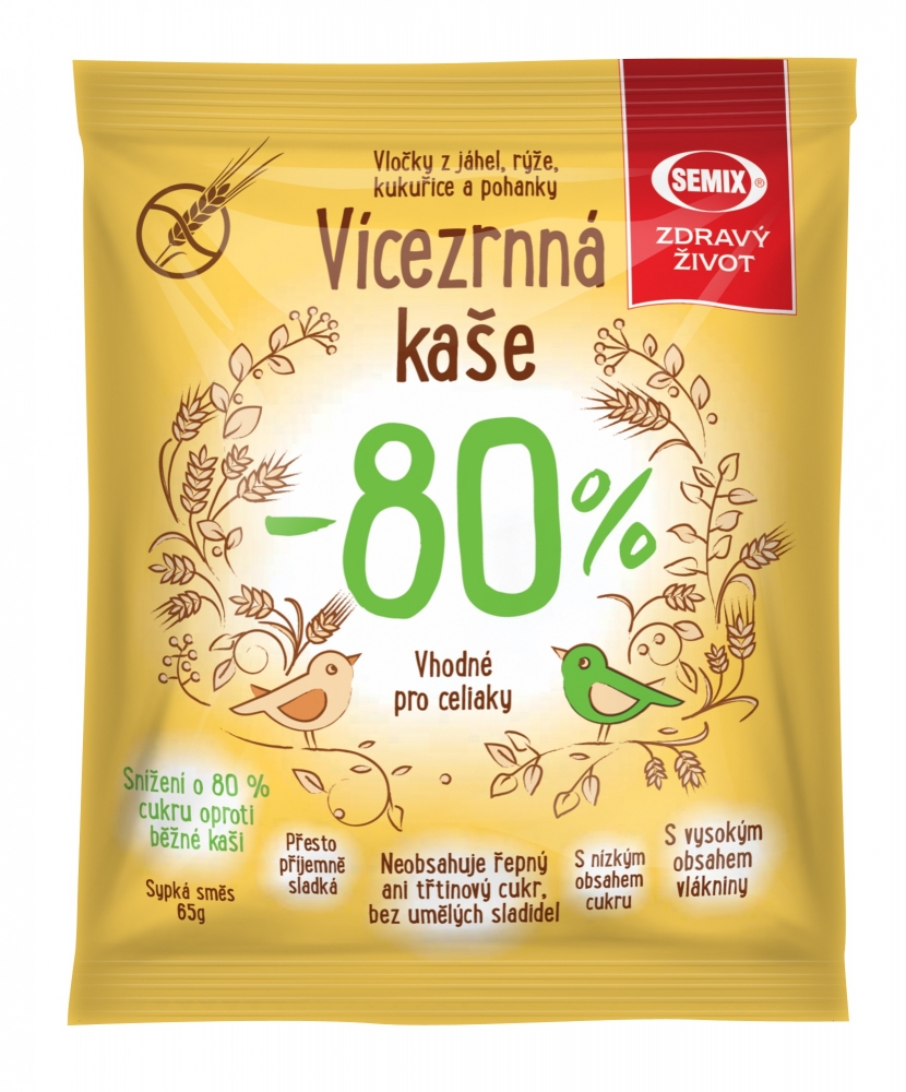 Levně Semix Vícezrnná kaše 65g SÁČEK