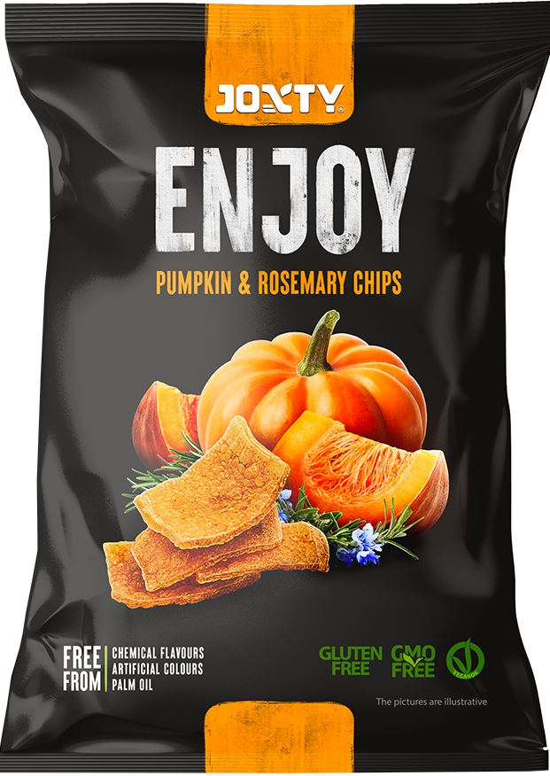 Levně Enjoy Chips SE JOXTY ENJOY CHIPS Bramborové chipsy s dýní a rozmarýnem 40 g