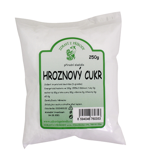 Levně Zdraví z přírody Hroznový cukr 250g